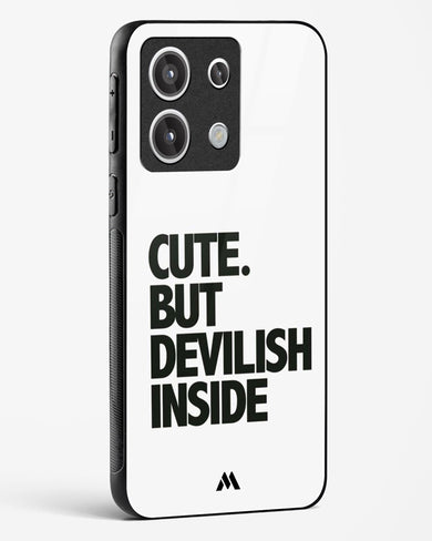 Cute But Devilish Inside Glass Case Phone Cover-(Xiaomi)