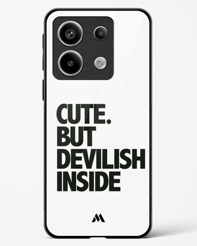 Cute But Devilish Inside Glass Case Phone Cover-(Xiaomi)