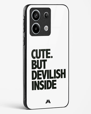 Cute But Devilish Inside Glass Case Phone Cover-(Xiaomi)