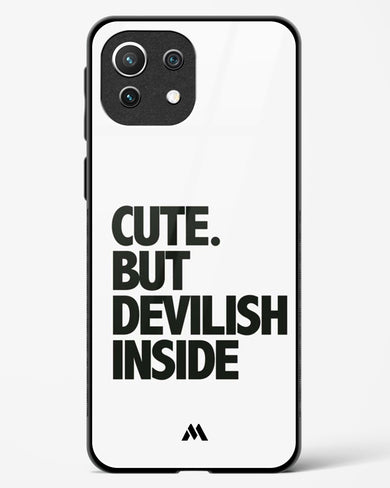 Cute But Devilish Inside Glass Case Phone Cover-(Xiaomi)