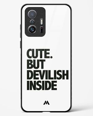 Cute But Devilish Inside Glass Case Phone Cover-(Xiaomi)