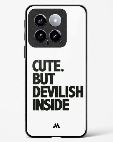 Cute But Devilish Inside Glass Case Phone Cover (Xiaomi)