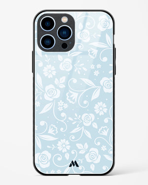 Floral Blue Zephyrs Glass Case Phone Cover (Apple)