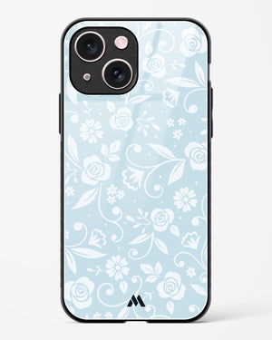 Floral Blue Zephyrs Glass Case Phone Cover (Apple)
