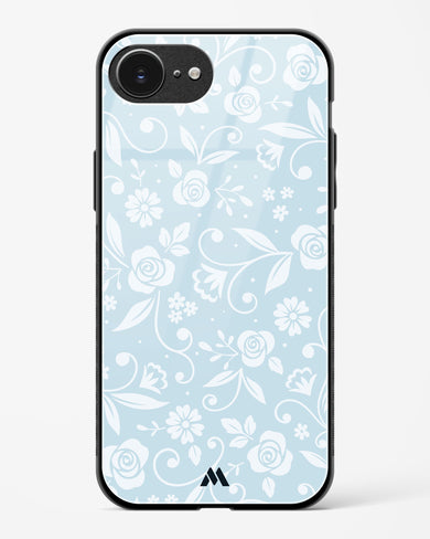Floral Blue Zephyrs Glass Case Phone Cover (Apple)