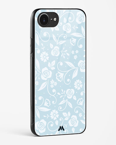 Floral Blue Zephyrs Glass Case Phone Cover (Apple)