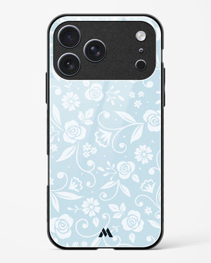 Floral Blue Zephyrs Glass Case Phone Cover (Apple)
