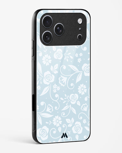 Floral Blue Zephyrs Glass Case Phone Cover (Apple)
