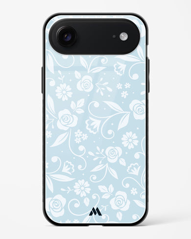 Floral Blue Zephyrs Glass Case Phone Cover (Apple)