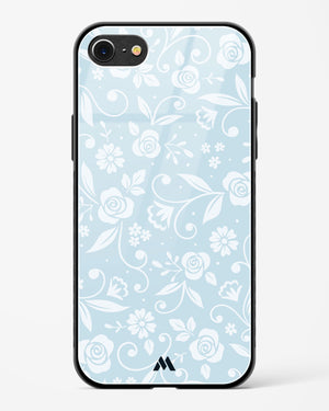 Floral Blue Zephyrs Glass Case Phone Cover (Apple)