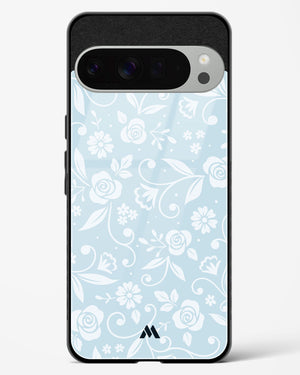 Floral Blue Zephyrs Glass Case Phone Cover (Google)