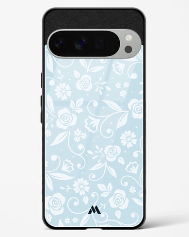 Floral Blue Zephyrs Glass Case Phone Cover (Google)