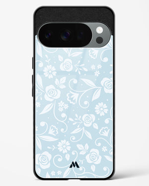 Floral Blue Zephyrs Glass Case Phone Cover (Google)