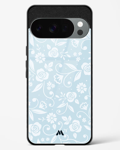 Floral Blue Zephyrs Glass Case Phone Cover (Google)