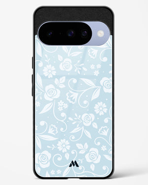 Floral Blue Zephyrs Glass Case Phone Cover (Google)