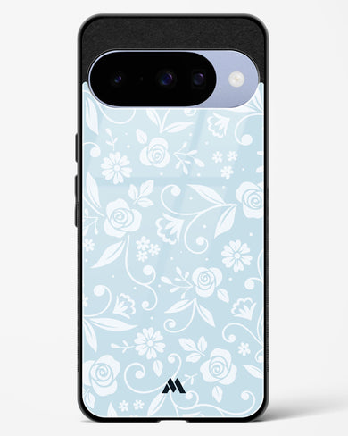 Floral Blue Zephyrs Glass Case Phone Cover (Google)