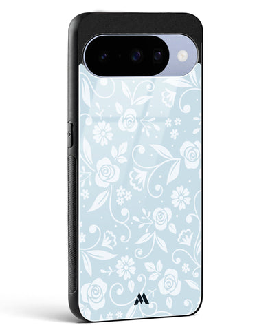 Floral Blue Zephyrs Glass Case Phone Cover (Google)