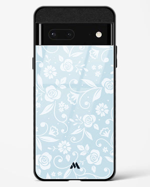 Floral Blue Zephyrs Glass Case Phone Cover (Google)