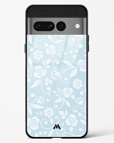 Floral Blue Zephyrs Glass Case Phone Cover (Google)