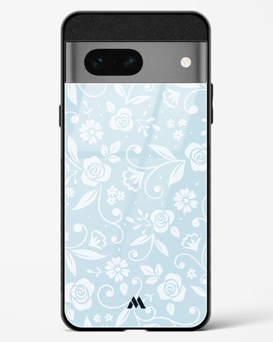 Floral Blue Zephyrs Glass Case Phone Cover (Google)