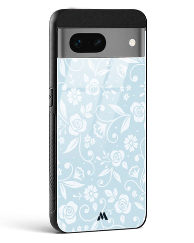 Floral Blue Zephyrs Glass Case Phone Cover (Google)