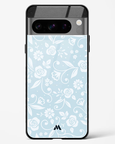 Floral Blue Zephyrs Glass Case Phone Cover (Google)