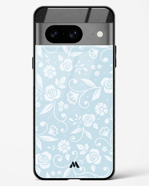 Floral Blue Zephyrs Glass Case Phone Cover (Google)