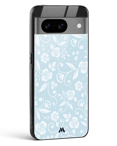 Floral Blue Zephyrs Glass Case Phone Cover (Google)