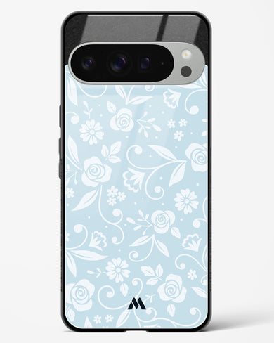 Floral Blue Zephyrs Glass Case Phone Cover (Google)