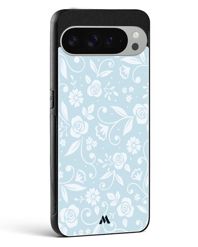 Floral Blue Zephyrs Glass Case Phone Cover (Google)