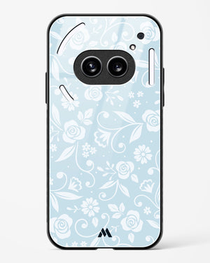 Floral Blue Zephyrs Glass Case Phone Cover (Nothing)
