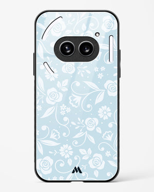 Floral Blue Zephyrs Glass Case Phone Cover (Nothing)