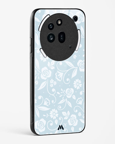 Floral Blue Zephyrs Glass Case Phone Cover (Nothing)