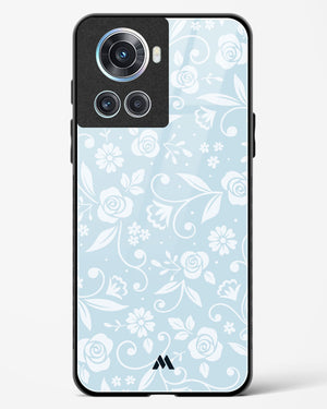 Floral Blue Zephyrs Glass Case Phone Cover (OnePlus)