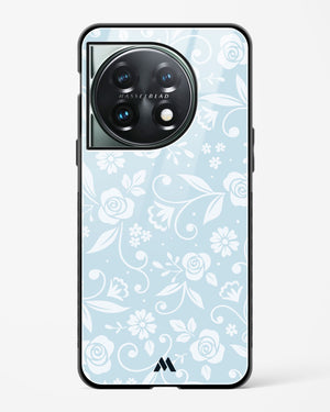 Floral Blue Zephyrs Glass Case Phone Cover (OnePlus)