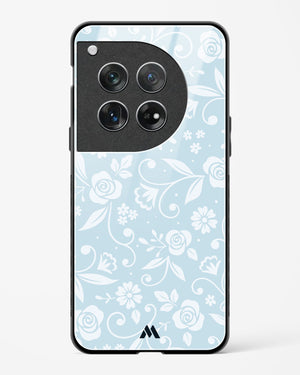 Floral Blue Zephyrs Glass Case Phone Cover (OnePlus)
