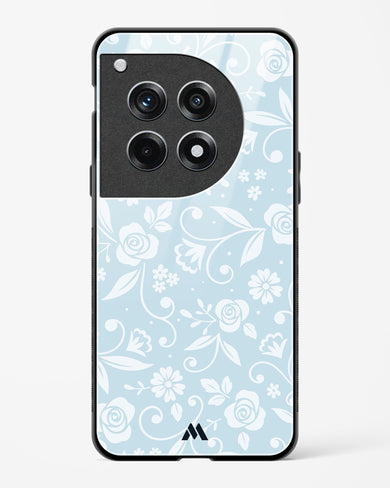 Floral Blue Zephyrs Glass Case Phone Cover (OnePlus)