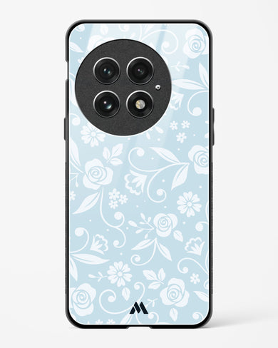 Floral Blue Zephyrs Glass Case Phone Cover (OnePlus)