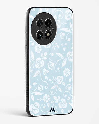 Floral Blue Zephyrs Glass Case Phone Cover (OnePlus)