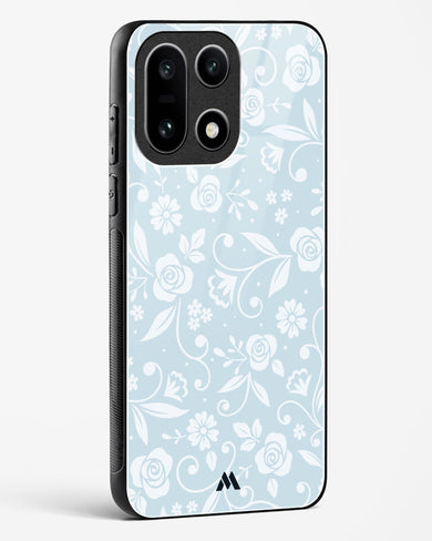 Floral Blue Zephyrs Glass Case Phone Cover (OnePlus)