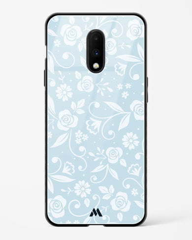 Floral Blue Zephyrs Glass Case Phone Cover (OnePlus)
