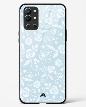 Floral Blue Zephyrs Glass Case Phone Cover (OnePlus)