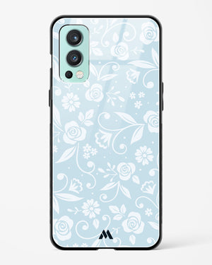 Floral Blue Zephyrs Glass Case Phone Cover (OnePlus)