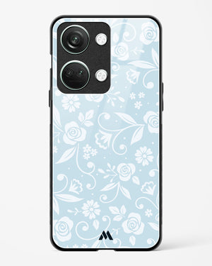 Floral Blue Zephyrs Glass Case Phone Cover (OnePlus)