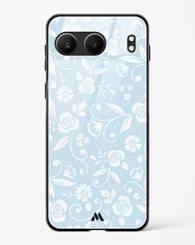 Floral Blue Zephyrs Glass Case Phone Cover (OnePlus)