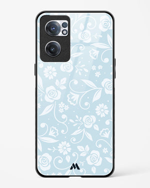 Floral Blue Zephyrs Glass Case Phone Cover (OnePlus)
