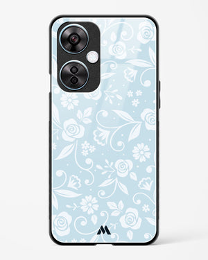 Floral Blue Zephyrs Glass Case Phone Cover (OnePlus)