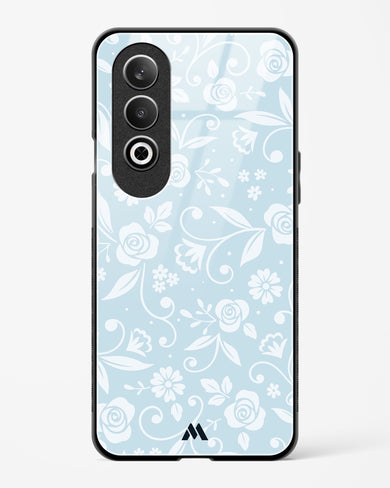 Floral Blue Zephyrs Glass Case Phone Cover (OnePlus)