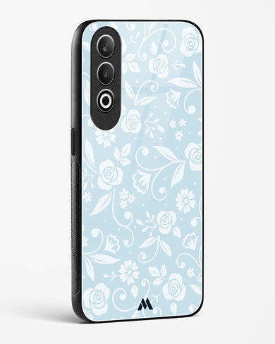 Floral Blue Zephyrs Glass Case Phone Cover (OnePlus)