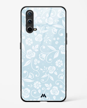 Floral Blue Zephyrs Glass Case Phone Cover (OnePlus)